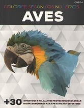 AVES COLOREE SEGUN LOS NUMEROS - 9788428216746